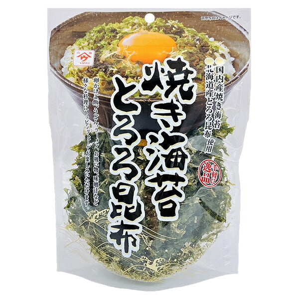 魚の屋 焼き海苔 とろろ昆布 12g×10袋入【日本出荷】
