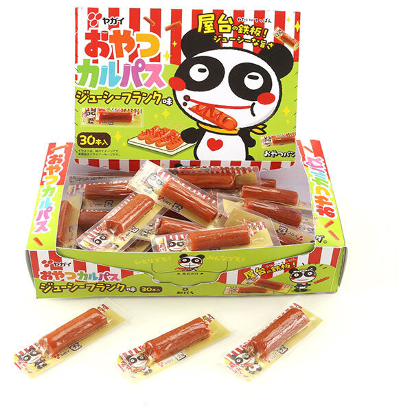 ヤガイ おやつ カルパス ジューシーフランク味 3g×30本入【日本出荷】