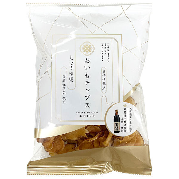 東甘堂 おいもチップス しょうゆ蜜(王醤) 100g×24袋入【日本出荷】