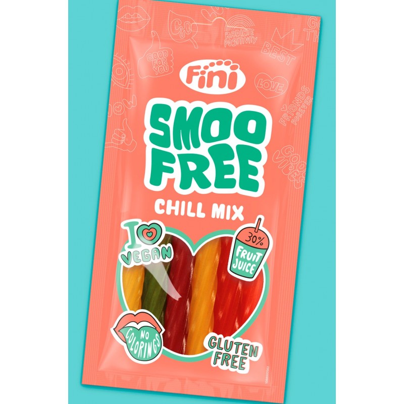 Fini Smoofree Chill Mix- Fruity Straw Gummy フィニ フルーツストローグミ