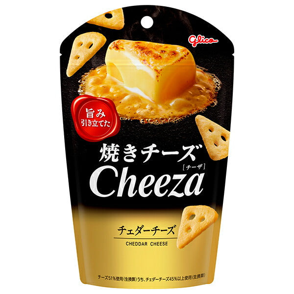 江崎グリコ チーザ チェダーチーズ 32g×10袋入【日本出荷】