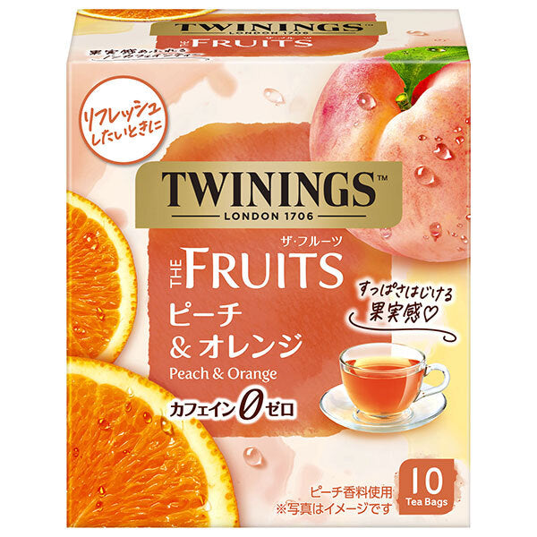 片岡物産 トワイニング THE FRUITS(ザ フルーツ)ピーチ&オレンジ 10袋×24個入【日本出荷】