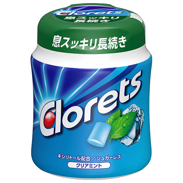 モンデリーズ ジャパン クロレッツXP クリアミントボトルR(粒ガム) 140g×6個入【日本出荷】