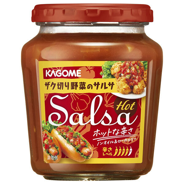 カゴメ サルサホット 240g瓶×24個入【日本出荷】