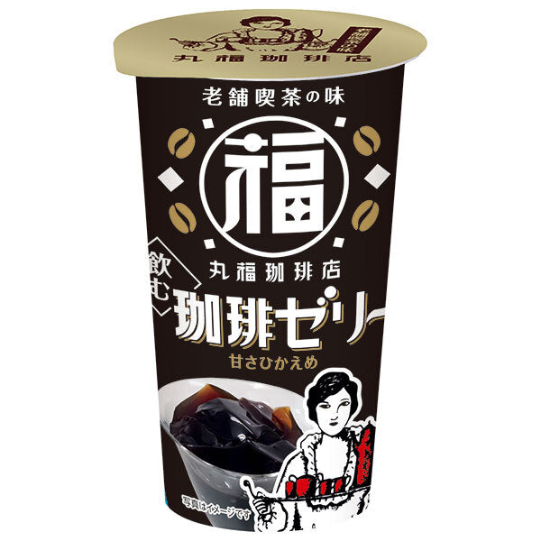 Melodian Marufuku Coffee Shop Supervised Drinkable Coffee Jelly 200g x 24 (12 x 2)