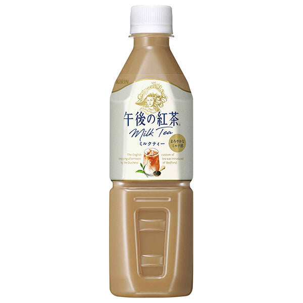Kirin Afternoon Tea Milk Tea (Vending Machine Size) 500ml PET Bottles x 24 (Ships from Japan)