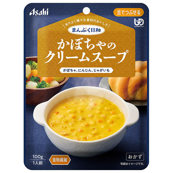 アサヒグループ食品 まんぷく日和 かぼちゃのクリームスープ 100g×24袋入【日本出荷】