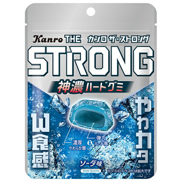 カンロ ザ ストロンググミ ソーダ 70g×6袋入【日本出荷】