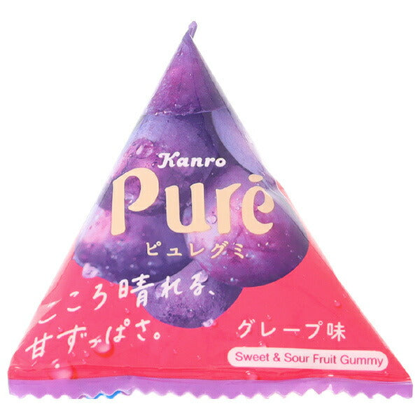 カンロ ピュレグミ プチ三角 グレープ 13g×24袋入【日本出荷】