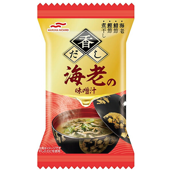 マルハニチロ 香だし 海老の味噌汁 8g×24袋入【日本出荷】