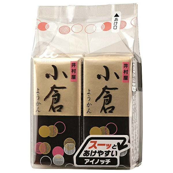 井村屋 ミニようかん 小倉 (58g×4本)×12袋入【日本出荷】