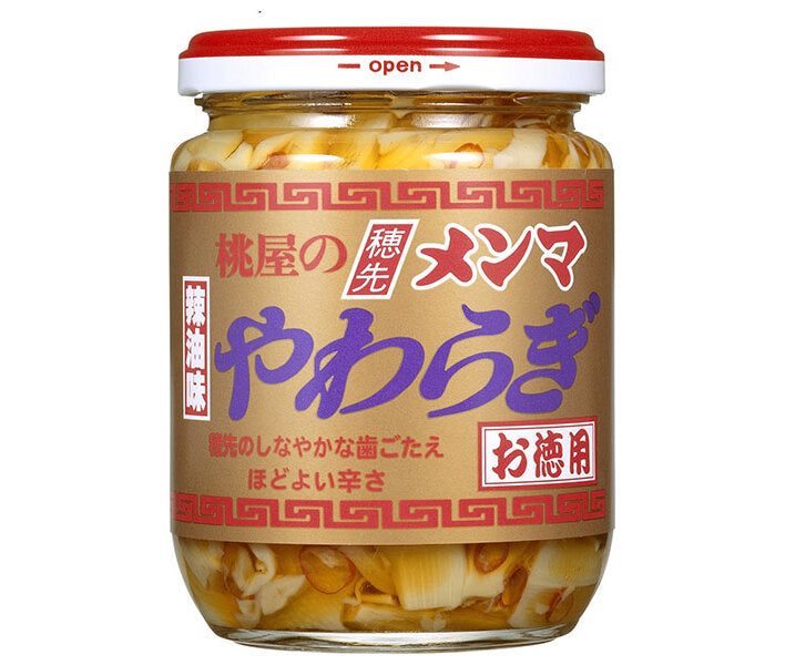 桃屋 穂先メンマ やわらぎ お徳用 210g瓶×6個入【日本出荷】