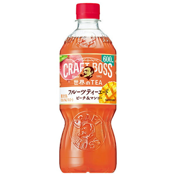 サントリー クラフトボス フルーツティーエード【手売り用】 600mlペットボトル×24本入【日本出荷】