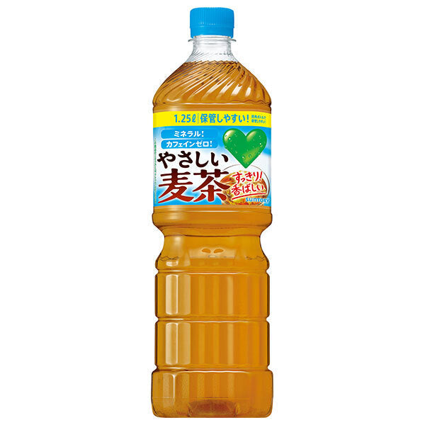 サントリー GREEN DA KA RA(グリーン ダカラ) やさしい麦茶 1.25Lペットボトル×8本入【日本出荷】