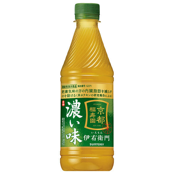 サントリー 伊右衛門(いえもん) 濃い味【手売り用】【機能性表示食品】 435mlペットボトル×24本入【日本出荷】
