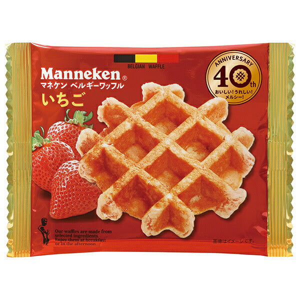 ローゼン マネケン いちごのワッフル 30(6×5)個入【日本出荷】