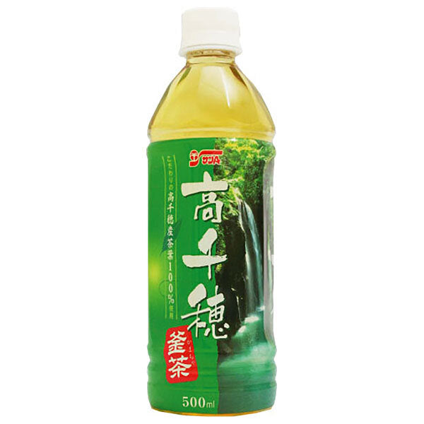 サンA 高千穂釜炒り茶 500mlペットボトル×18本入【日本出荷】