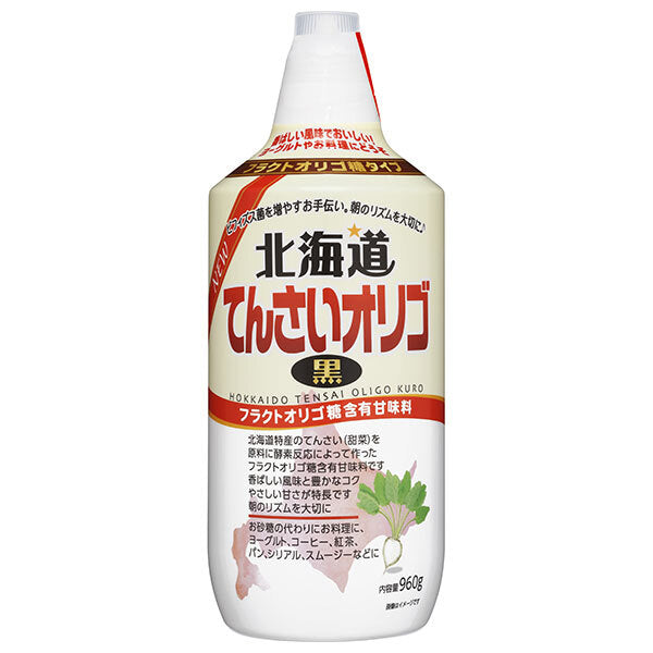 加藤美蜂園 北海道てんさいオリゴ(黒) 960g×8本入【日本出荷】