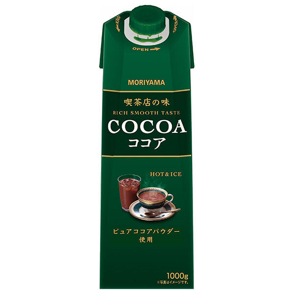 守山乳業 喫茶店の味 ココア 1000g紙パック×6本入【日本出荷】