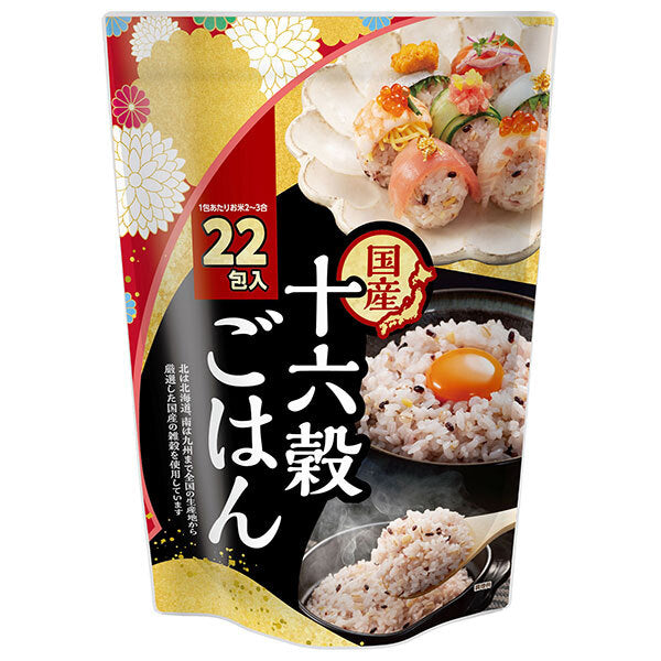 種商 国産 十六穀ごはん (25g×22)×6袋入【日本出荷】