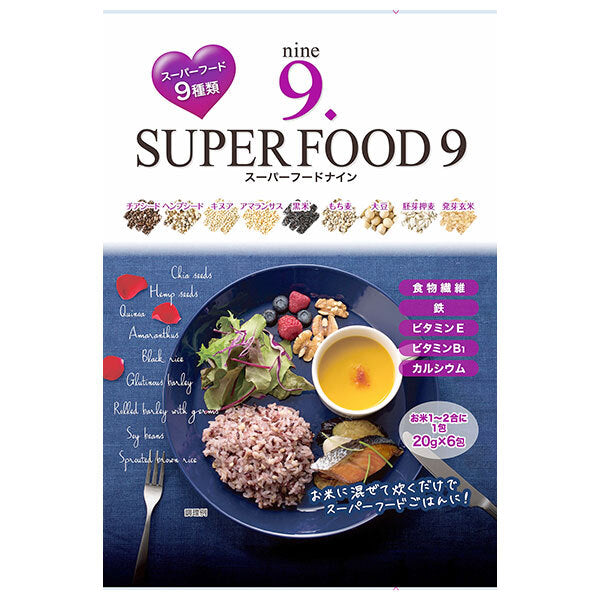 種商 スーパーフード9 (20g×6)×12袋入【日本出荷】