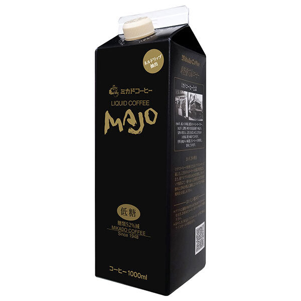 ミカド珈琲 リキッドコーヒー 低糖 1L紙パック×6本入【日本出荷】