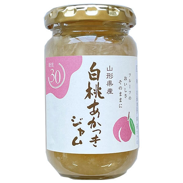 伊豆フェルメンテ 山形県産 白桃あかつきジャム 180g×12個入【日本出荷】