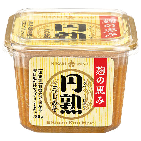 ひかり味噌 円熟 こうじみそ 750g×8個入【日本出荷】