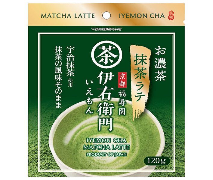 宇治の露製茶 伊右衛門 お濃茶抹茶ラテ 120g×12袋入【日本出荷】