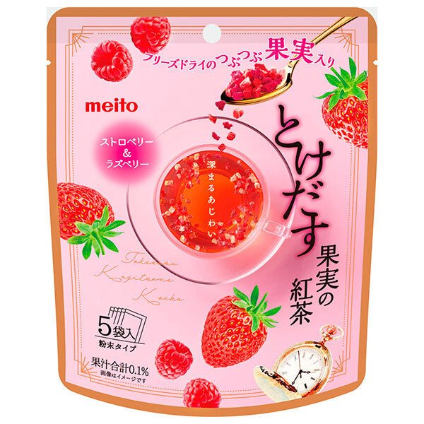 meito とけだすストロベリー&ラズベリー 5P×6袋入【日本出荷】