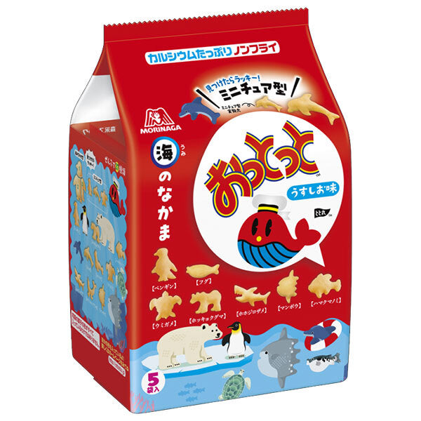 森永製菓 おっとっと うすしお味 5袋×10袋入【日本出荷】