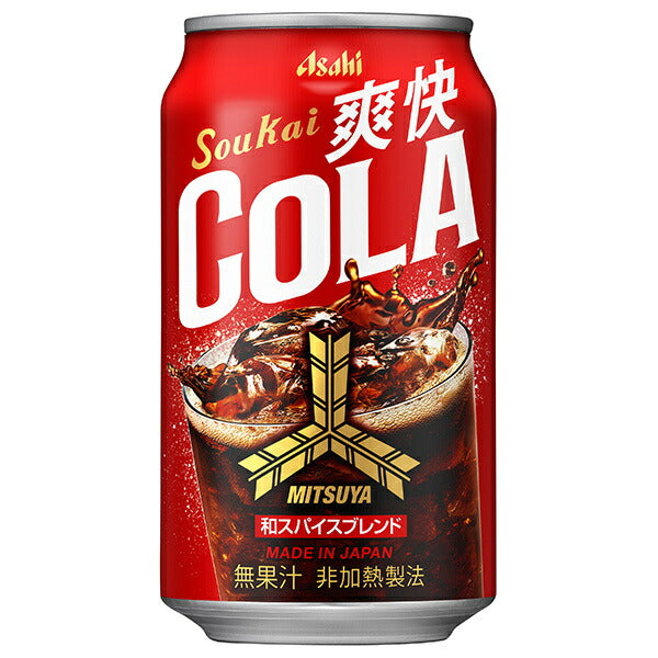 アサヒ飲料 三ツ矢 爽快コーラ 350ml缶×24本入【日本出荷】