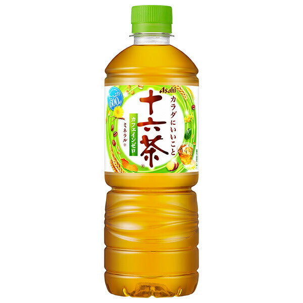 アサヒ飲料 十六茶【自動販売機用】 600mlペットボトル×24本入【日本出荷】