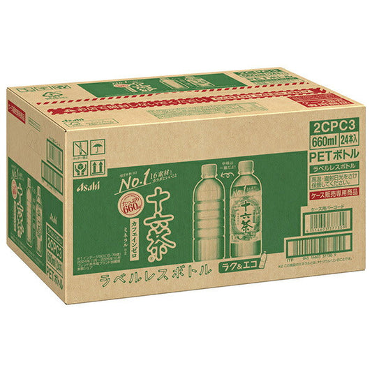 アサヒ飲料 十六茶 ラベルレスボトル 660mlペットボトル×24本入【日本出荷】