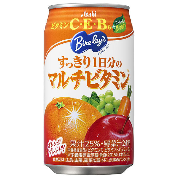 アサヒ飲料 バヤリース すっきり1日分のマルチビタミン 350g缶×24本入【日本出荷】
