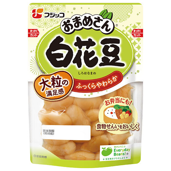 フジッコ おまめさん 白花豆 140g×10袋入【日本出荷】