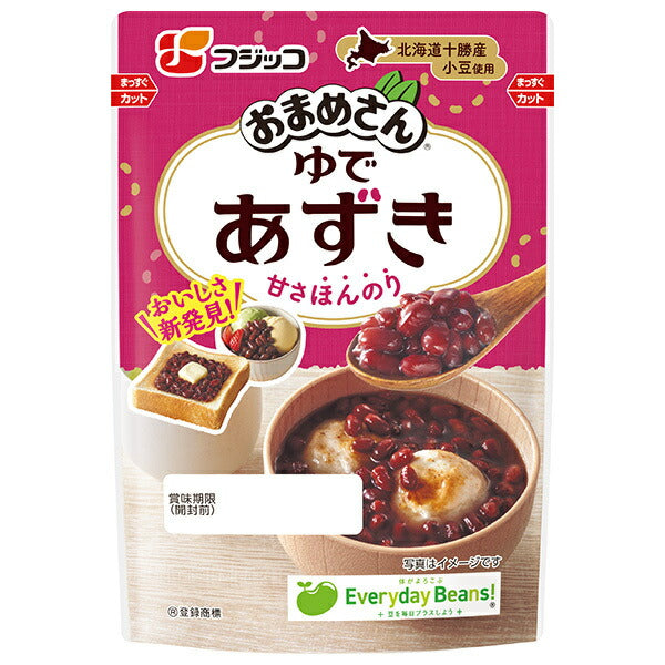 フジッコ おまめさん ゆであずき 150g×10袋入【日本出荷】