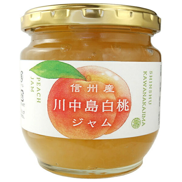 寿高原食品 信州産 川中島 白桃ジャム 210g瓶×12個入【日本出荷】