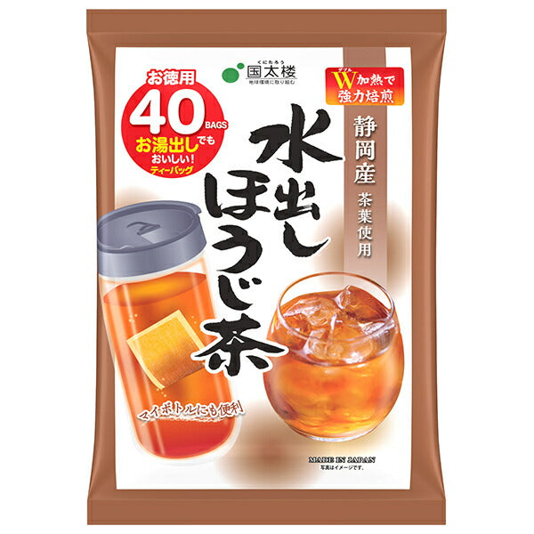 国太楼 水出しほうじ茶ティーバッグ 120g(40p)×12袋入【日本出荷】