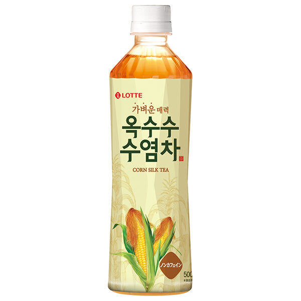 五星コーポレーション ロッテ とうもろこしのひげ茶 500ml×24本入【日本出荷】