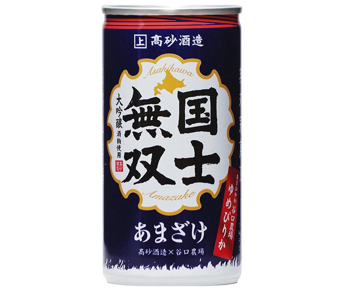 高砂酒造 国士無双 大吟醸酒粕甘酒 190g缶×30本入【日本出荷】