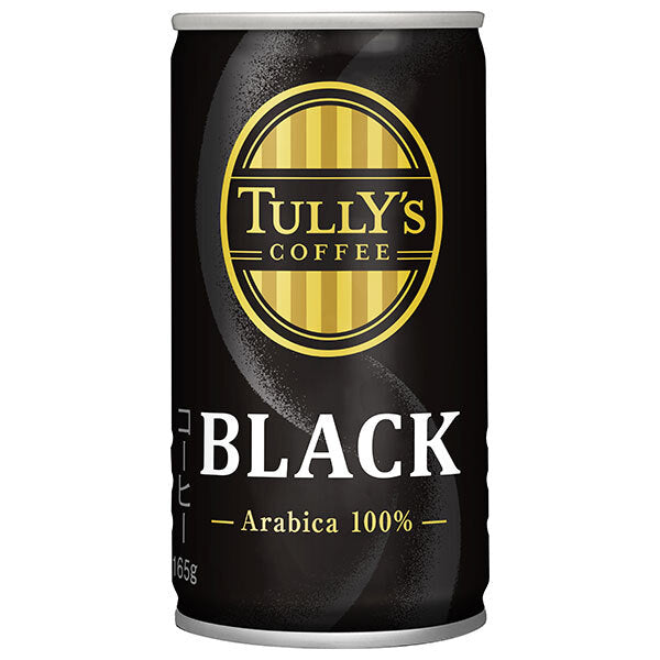 伊藤園 TULLY’S COFFEE(タリーズコーヒー) BLACK(ブラック) 165g缶×30本入【日本出荷】