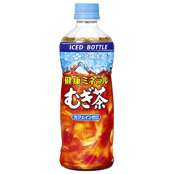 伊藤園 健康ミネラルむぎ茶 (冷凍兼用ボトル) 485mlペットボトル×24本入【日本出荷】