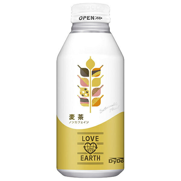 ダイドー LOVE the EARTH(ラブジアース) 麦茶 370gボトル缶×24本入【日本出荷】