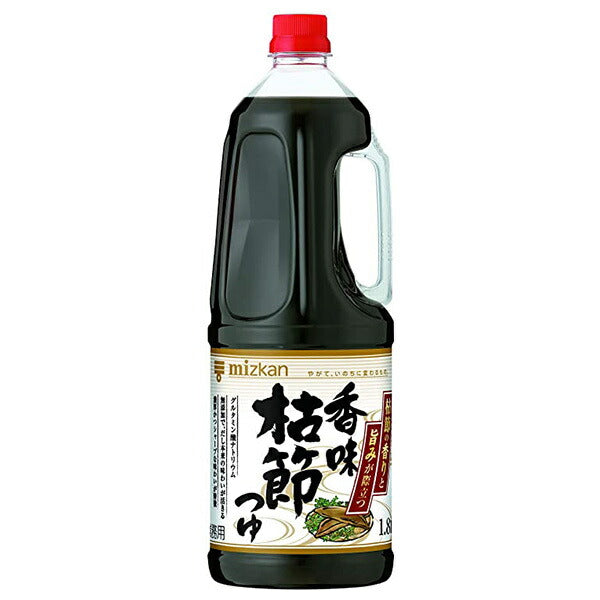 ミツカン 香味枯節つゆ 1.8Lペットボトル×6本入【日本出荷】