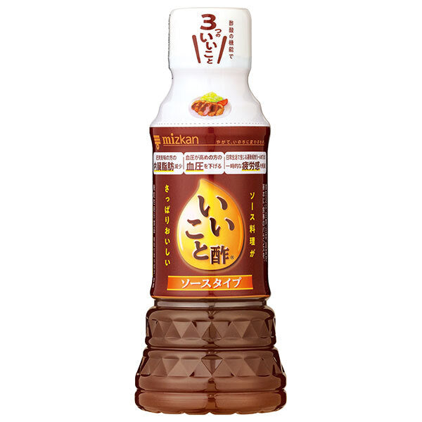 ミツカン いいこと酢 ソースタイプ 240mlPET×12本入【日本出荷】