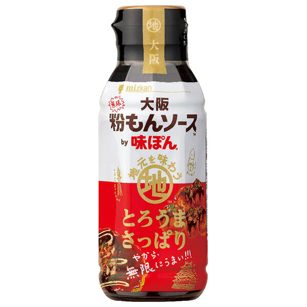 ミツカン 大阪無限粉もんソース by味ぽん 200ml×12本入【日本出荷】