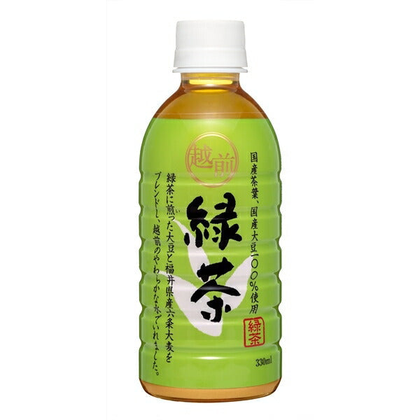 盛田(ハイピース) 越前緑茶 330mlPET×24本入【日本出荷】