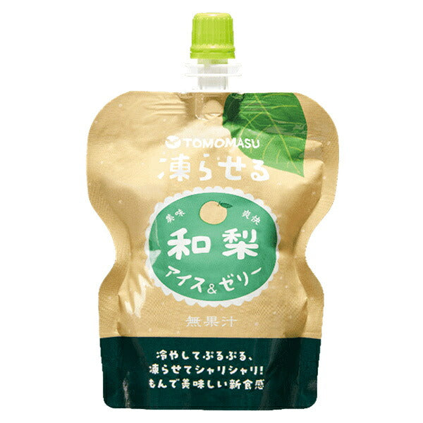友桝飲料 果実 アイス & ゼリー 和梨 130g×30個入【日本出荷】