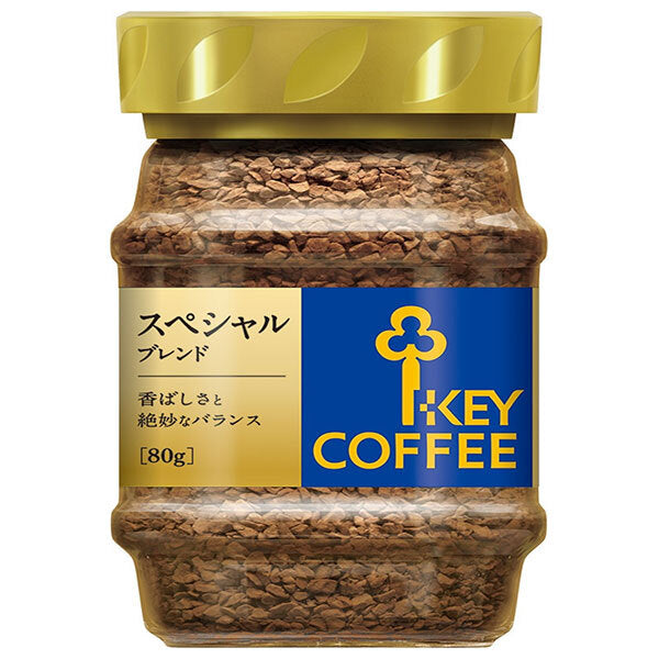 Key Coffee Instant Coffee Special Blend, 80g Bottle x 12
